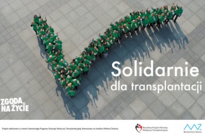 plakat kampanii na dzień transplantacji